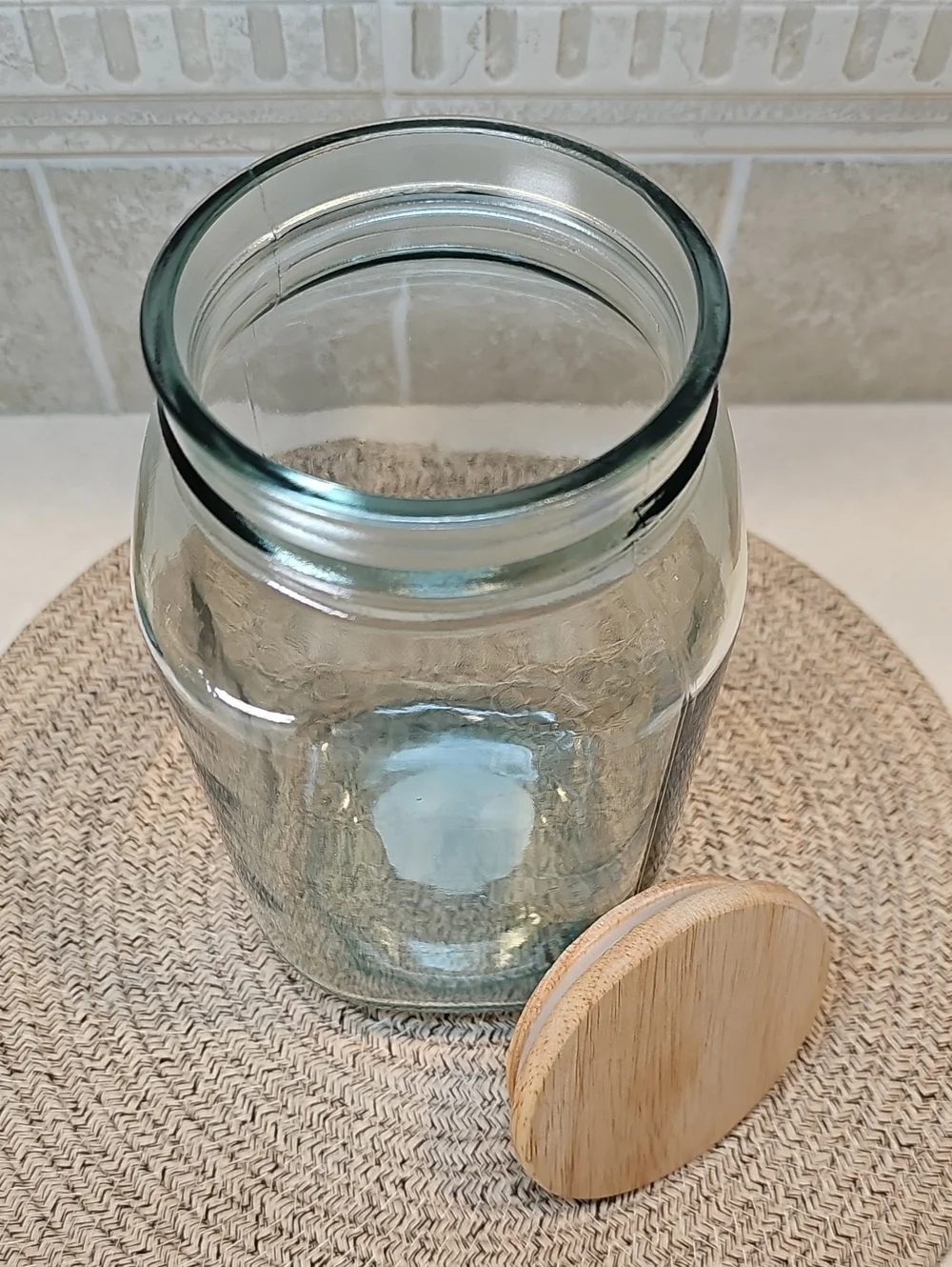 Hearth & Hand Recycled Glass 3 Pc. Canister Set